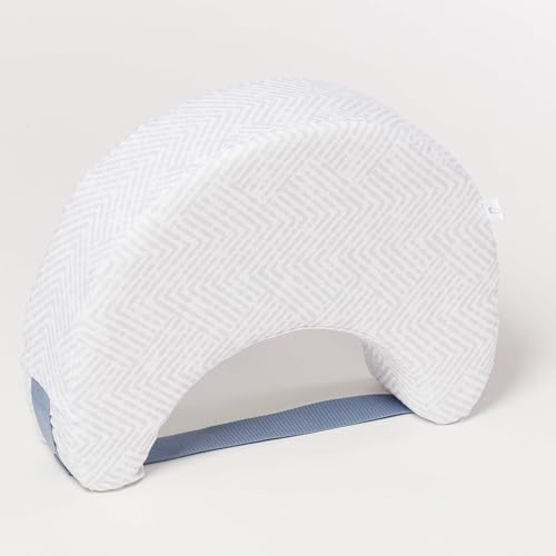 TuliBoo Lite mit Memory Foam, Stillkissen mit Taillenfixierung, freihändiges Stillen, ergonomische Lagerung, Nacken- und Rückenstütze, Abnehmbarer Baumwollbezug, Universalgröße XS–5XL
