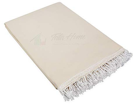 Tenda da Sole da Esterno per Balcone in Tessuto Resistente Misura cm 140x300 in 100% Poliestere con Anelli Dis. 5 BEIGE