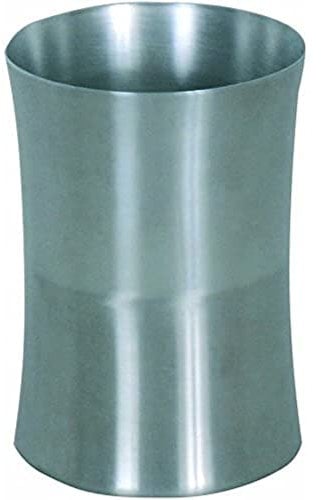 MSV Zahnputzbecher Miami aus Edelstahl, Silber, 30 x 20 x 15 cm, Silver