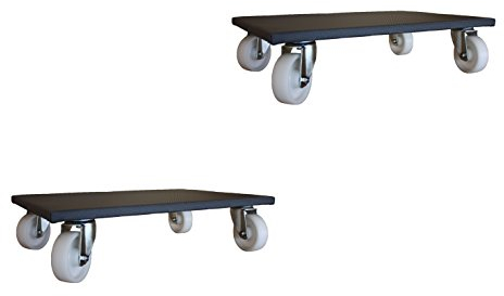 2 Stück Möbelroller 600x600 mm Allzweckroller Transportroller Rollbrett 600 kg