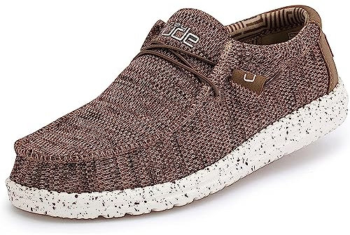 Hey Dude Wally Sox Zapatos Planos de Hombre con Cordones en marrón T.42