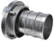 Helo Storz Saugkupplung 3 Zoll (Typ B) aus Aluminium, Standard Feuerwehrschlauch Bauschlauch Kupplung mit Schlauchtülle (für 75 mm Schlauch Innendurchmesser)