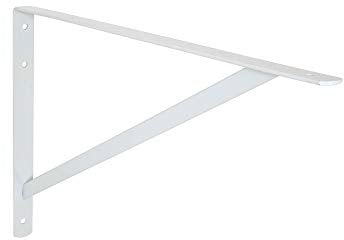 Toolerando Regalträger Regalwinkel Regalhalter, Tragkraft 50 kg/Träger, 210 x 300 mm, Weiß