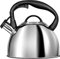 Smile MCN13/P Hervidor Inducción, Tetera con Silbato, Todo Tipo de Cocinas, 3 L, Acero Inoxidable, Mango Tacto Frío, Color Inox