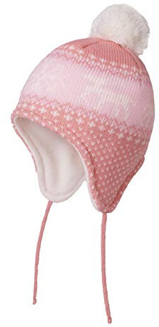 YAMEE Cappello Bambino Cappello Maglia Invernale Cappello da Bambini Invernale con Orecchie Autunno e Inverno Caldo Carino Berretto Bambino Invernale Cotone Berretti Caldo Pile di Cotone, 0-5 Anni