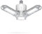 NEBO High Bright 6000 - Netzbetriebene Deckenlampe - Extrem helles Licht für Garagen, Schränke, Keller & Dachböden - Kellerlampe, Ohne Batterien, Energieeffizient, E27 - 6000 Lumen