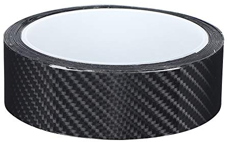 Ymiko Kohlefaserstreifen Anti Scratch Kohlefaser Autotür Kantenschutz Aufkleber Detaillierung Wrap Schutzfolie Detaillierung Wrap Tape(3CM*3M)