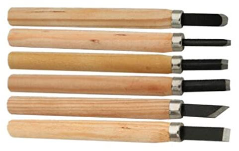 12 Stück/8 Stück/6 Stück Professionelles Holzschnitzmeißel Messer Handwerkzeug-Set für grundlegende Detailschnitzerei Holzarbeiter Gouges