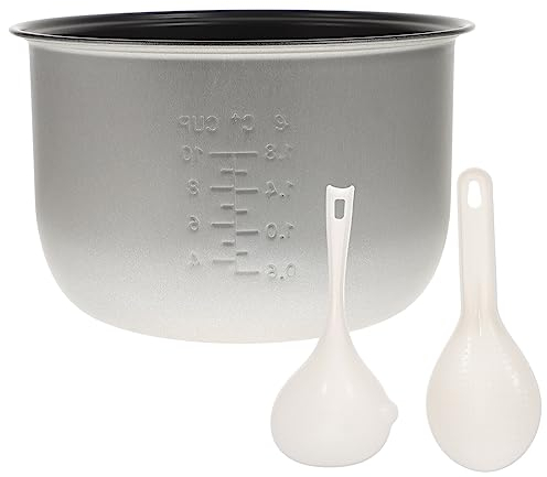 YARNOW Pressure Cookers Inner Pot Inner Rice Cooker Pot Inner Cooking Pot Liner Non- stick Rice Cooker Replacement for Home Kitchen 5L Rice Pot Replacement Power Cooker Parts