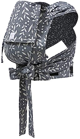 Stokke Limas Marsupio, Ardesia Floreale - Versione 2023 (OCS) - Marsupio Half-Buckle - Ergonomico e regolabile - tre opzioni - Sicuro per bambini dalla nascita ai 20 kg