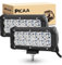 PICAA Led Arbeitsscheinwerfer 2X 6.5 Zoll 36W 16.5CM Led Lichtbalken 12V 24V 6000K Led Zusatzscheinwerfer Bar Spot LED Arbeit Licht Bar für SUV Offroad ATV UTV Traktor 4x4 Auto