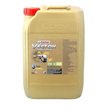 CASTROL Motoröl 10W-40 Vecton Vollsynthetiköl Motor Öl ACEA E11 API CJ-4 Long Drain E6/E9 20L Kompatibel mit MERCEDES-BENZ C-Klasse Limousine W204 E-Klasse Limousine W211 C-Klasse T-modell S204