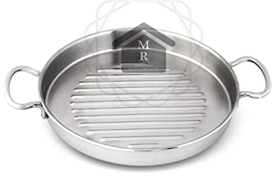 BISTECCHIERA Grigliata Acciaio Inox 18/10 Triplo Fondo INDUZIONE