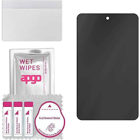 apgo Privacy Hybrid for Amazon Fire HD 8 (2017), 7H, Matte, Anti-Spy