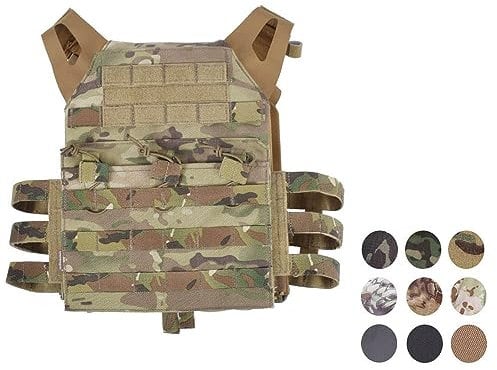 Elite Tribe Combat Jumper Plate Carrier Tactical Vest Molle JPC Vest (Olive Drab)