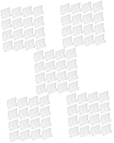 DOITOOL 80 Piezas Soporte De La Cubierta Del Acuario Clips Para La Cubierta Del Tanque De Peces Acuario De Cristal Medidor De Sal Para Alimentos Pecera Acrílico Estante De Vidrio