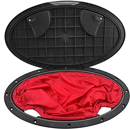 Lnlscle Marine Boot Kajak Kanu Angeln Takelage Segeln Hochleistungs wasserdicht Deck Platte Luke Abdeckung mit Aufbewahrungstasche Locking Composite