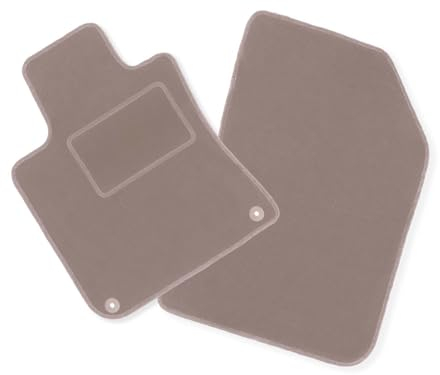 Wielganizator Automatte – Passend für BMW Z3 E36/7 Cabrio 1997-2002 – Velours – Autozubehör - Praktische Fußmatte Auto – 2-teilig - beige