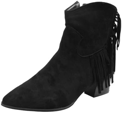 Generico Stivaletti Dottor Donna Stivali Brillantini Donna Scarpe Donna Stivali Cucito Solido Piatto Con Scarpe Caratteristiche: Stivaletti con Pelliccia Stivaletto Donna Autunno (Black, 42)