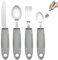 4 Pcs Cutlery for Arthritic Hands,Disability Aids Cutlery for Disabled Hands, Disabled Cutlery for Adults Adaptive Eating Drinking Utensils, Arthritis Aids for Disabled People Elderly Parkinson