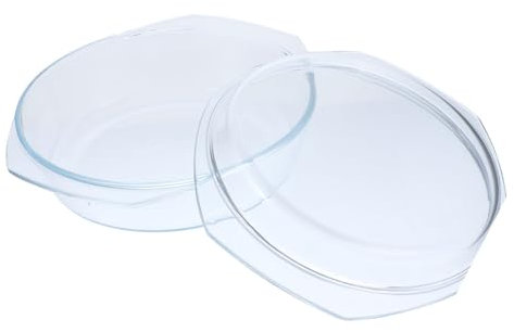 KICHOUSE Glasauflauf Mit Deckel Ofenfestes Kochgeschirr Aus Glas Mikrowellengeeignetes Glasgeschirr Glas-schmorschüssel Zum Erwärmen Und Backen Transparente Aufbewahrungs Und
