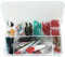 120 PCS Fishing Lures Accessories Set Including Spinners,Treble Hooks,Single Hooks,Swivels,Pliers,Soft Lures, Fishing Bait, Plastic Worms,Tackle Box