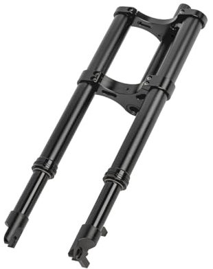 DUOCAI MTB Fork Scooter Snow Bike 14inch 16inch Spring Oil Air 135mm Quick Release Q+R Suspension Inverted Fat Fork 16'' Electric Bike Fork