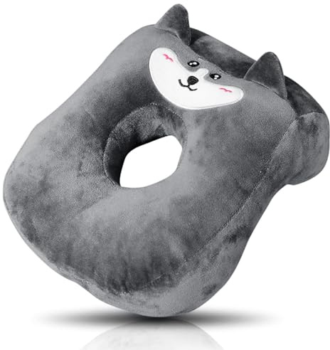 Jinfanshurich Plush Desk Cushion, Weiches Nickerchen Kissen,26×32 cm Schreibtisch Nickerchen Soft Nap Piercing Kissen für Büro Ohrkissen für Seitenschläfer für Damen, Mädchen