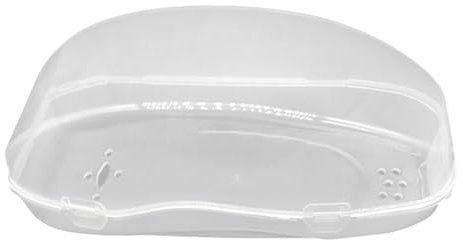 Huvqianu Goggle Case, Eyewear Storage Box, Protective Travel Container, Breathable Zipper Design, Portable for Snorkel or Ski Use for Diving Snow Swimming Goggles, 6.89 Inches