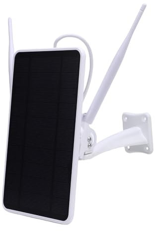 Fockety Router módem 4G LTE con energía Solar, Panel Solar de 6 W, IP66, Resistente a la Lluvia, Extensor WiFi USB Solar, Router inalámbrico para Exteriores para (US)
