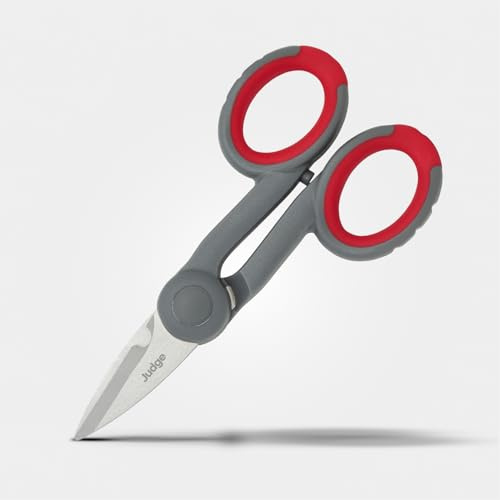 Judge Kitchen Scissors, 14cm/5.5, Stainless Steel, Soft-Grip Handle, All-Purpose Scissors