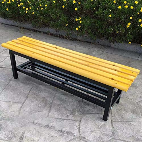 Banc de balcon d'extérieur en bois massif de 100 cm, avec capacité de charge de 500 kg, parfait pour terrasse, piscine et petits balcons, durable et élégant