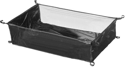 Aufbewahrungsnetz für Campingtisch – zusammenklappbarer Tisch-Organizer für den Außenbereich | strapazierfähige Schnur für Zubehör, Picknicktasche, tragbarer Korb für Wanderausrüstung