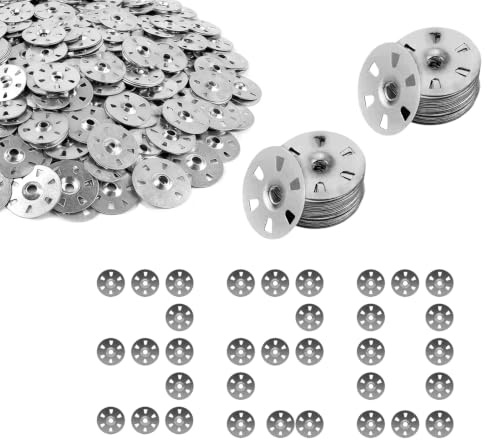 320Pcs Easy Fix Washers,35mm Insulation Metal Washers for Tile Backer Board | 35mm Nail Gaskets,Claw Washer,Galvanised Steel Fixing,Rust-Resistant for Insulation Boards Thermoboard & Tiles