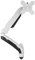 GSA21WS Gas Spring Wall Mount LCD Monitor Arm Stand in White w/vesa Bracket & Monitor Arm: Free up/Down & Left/Right Motion
