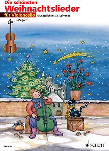 Die schönsten Weihnachtslieder: 1-2 Violoncelli