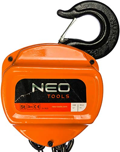NEO Kettenwinde 5 t, Kettenlänge 3 m, TÜV-Zertifikat M+T