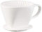 Rosenstein & Söhne Kaffeefilter Keramik: Porzellan-Kaffeefilter für Filtertüten der Größe 2, bis 4 Tassen, weiß (Keramik Größe 4, Handfilter Kaffee, Kaffeemaschine)