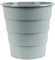 Office Products 19054621-10 Abfallkorb Papierkorb 16 Liter Kunststoff Mülleimer Design Abfallbehälter rund Für Büro Küche; 1 Stück Farbe: Grau Elegant und Praktisch Stabil Maße: 30,8 x 31 x 30 cm