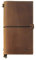 Wanderings Leder Notizbuch Mit Taschen - 22X11,5cm – Nachfüllbares Reisetagebuch Mit Blanko Papier Zum Schreiben Und Organisieren Oder Als Notizheft, Diary, Vintage Planer