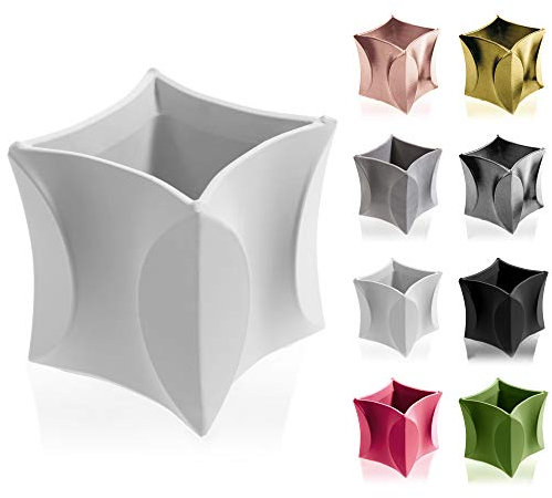 CONCRETTE Macetero de Cemento, Maceta de hormigón Moderno No2, diámetro de 5,5 cm, 17 Colores