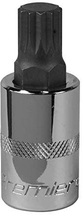 Sealey M14 1/2 Sq Drive Spline Socket Bit - SBS017