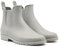 Geweo Wellies Chelsea Bottes de Pluie Imperméables pour Femmes Bottes de Pluie pour Femmes Bottes Respirantes en Caoutchouc Tige Courte Plate Semelle Épaisse Bottes de Travail Gris Taille 36