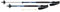 Komperdell Wanderstock Ascent TI 2 Tourenstock, Trekkingstock, Skistock - Aluminium, Blau, 115-150 cm, 3 Jahre Reparaturservice