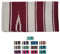 NETPROSHOP Navajo Westerndecke Baumwolle Sattelunterlage Satteldecke, Farbe:Bordeaux