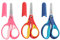 JARVISTAR Kinder Sicherheit Schere,3 Stück Kinderschere Sicherheitsschere Papierschere Bastelschere Gerundete Klingen Schulschere Klein Schere Set für Jungen Mädchen DIY 13 CM (Blau/Rosa/Rot)