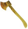 PiniceCore 1pc Wooden Axe Wooden Toy Knife Handmade Toy Halloween Performance Supply Costume Accessory for Cosplay Halloween