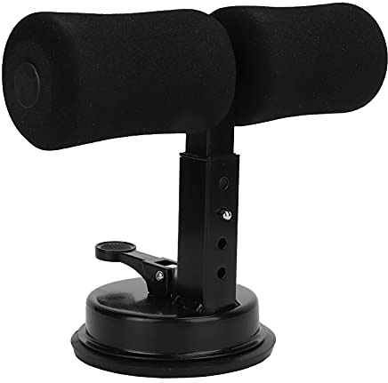 Sit Up Bar for Floor, Abdominal Muscle Exercise, Portable Sit Up Tool Exercise Equipment Assistant Device with Self Priming Suction Cup,Body Shaping (Black)