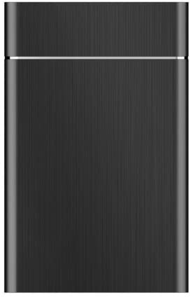 EGEN Hard disk esterno portatile da 2,5, 2 TB, 1 TB, 250 GB, USB 3.0 HDD, in metallo, adatto per PC, desktop, laptop, Windows, MacBook, Xbox One, PS4, Smart TV (2 TB, nero)