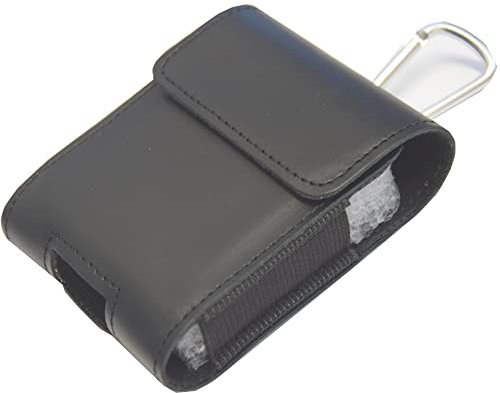 ECHT Leder FLIP Hüft Gürtel Tasche passend für Samsung Galaxy Z Flip 3 4 5 6 5G Huawei P50Pocket Motorola Moto RAZR 2019 2022 Gürteltasche Karabinerhaken Schlaufe Schutz Hülle Lederhülle SCHWARZ